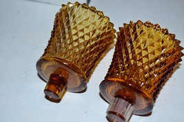 Home Interior Homco Brown Diamond point peg  Votive Cups Sconce Candle H... - $17.33