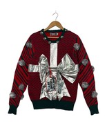 Spencers Workshop Ugly Christmas Sweater Womens Medium Gift Lights Funny... - $819.87 MXN