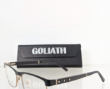 Brand New Authentic GOLIATH Eyeglasses III Gold &amp; Brown 58mm Frame - $148.49