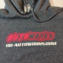 Jerzees Nublend AUTO WORKS Men's Red Cotton Blend Pullover Hoodie Sweatshirt XL image 6