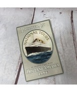 1934 Passenger List Rotterdam New York Nassau  Bermuda Holland America L... - $19.59