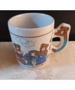 Vintage Bear Family Coffee Mug - $4.95