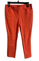 Worthington Jeans Women Size 2P Slim fit petite Skinny pants Red Orange - $12.91