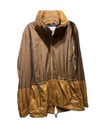 Columbia Women’s M Brown Long Sleeve Full Zip Polyester Nylon Hooded Rai... - $49.50