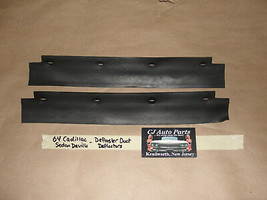 64 Cadillac Sedan Deville DASH DEFROSTER VENT RUBBER AIR DEFLECTOR FILLERS - £31.00 GBP