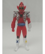 2011 Bandai Kamen Masked Rider Fourze Fire States 4&quot; Vinyl Figure Japan - $20.20 CAD