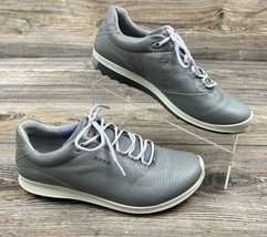 ECCO Women&#39;s Golf Shoes Hydro Max Natural Motion Leather Gray Size 8 - $35.64