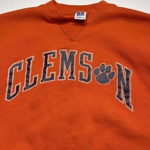 Vtg Clemson sweatshirt Men Sz L Russell athletic tag USA football college Tigers - £10.45 GBP