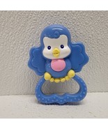 2005 Fisher Price Mattel Plastic Blue Bird Baby Rattle Toy Ring - $20.96