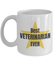 Best Veterinarian Ever Coffee Mug - 11oz White Ceramic - £11.95 GBP