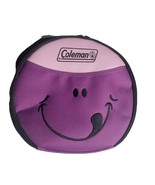 Coleman Kids Lunchbox Cooler Purple School Lunch Box Pail Cute Happy Face - $9.74