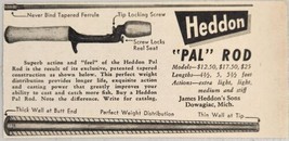 1949 Print Ad Heddon Pal Fishing Rods James Heddon &amp; Sons Dowagiac,Michigan - $9.88