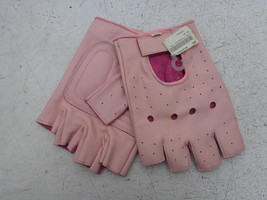 ALL STATE LEATHER PINK LADIES WOMEN&#39;S FINGERLESS GLOVES XXXL - £8.55 GBP