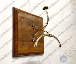 HANDMADE BRASS METAL NAUTICAL ANTIQUE STYLE VICTORIAN CLOTH/COAT HANGER ... - $663.30