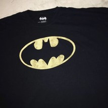 DC Comics Batman Distressed Logo T Shirt Mens Size 3XL Black 53&quot; Chest - £15.47 GBP