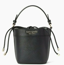 New Kate Spade Cameron small bucket bag Leather Black with Dust bag - $104.45
