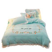 Three-piece Set On Single Bed With Wind Ruffled Duvet Cover - $134.10+