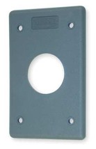 Hubbell Hblp7fs Single Receptacle Wall Plates And Box Cover, Number Of G... - $19.99