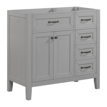 36&quot; Bathroom Vanity Without Sink, Cabinet Base Only, Bathroom Cabinet - ... - $218.86