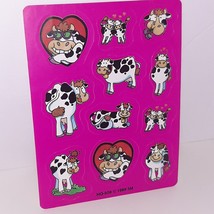 Vtg 80s 3M Stickers Post It 1989 COOL Cows Farm Barnyard - £6.33 GBP