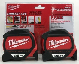 Milwaukee - 48-22-0325 - 25 ft. Magnetic Tape Measure - Pack of Two - $69.95