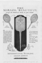 1924 International Silver Dresser Mirrors Vintage Ad - £2.00 GBP