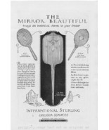 1924 International Silver Dresser Mirrors Vintage Ad - £1.98 GBP