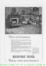 1924 Karnak Rugs By Mohawk Carpet 4 Vintage Print Ads - $4.50