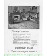 1924 Karnak Rugs By Mohawk Carpet 4 Vintage Print Ads - $4.50