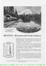 1924 Seattle Vacation 2 Vintage Magazine Print Ads - £2.75 GBP