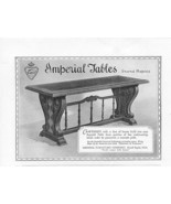 1925 Imperial Table Grand Rapids 3 Vintage Print Ads - £2.78 GBP