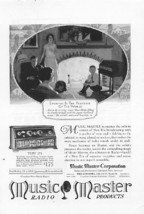 1925 Music Master Radio Vintage Magazine Print Ad - £2.00 GBP