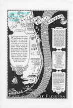 1926 Florida East Coast 2 Vintage Hotel Print Ads - £2.73 GBP