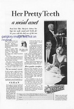 1928 Colgates Dental Cream 2 Vintage Magazine Print Ads - £1.99 GBP