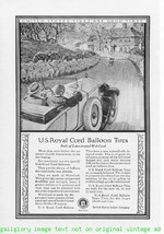 1924 U.S. Royal Tires 5 Vintage Magazine Print Ads - £3.52 GBP