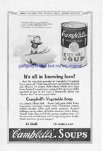 1923 Campbells Soup Vintage Magazine Print Ad - £1.95 GBP