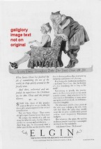 1925 Elgin Watch Waterman Pen 2 Vintage Print Ads - £2.00 GBP