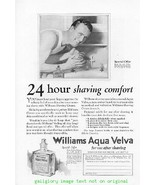 1925 Williams Shaving Aqua Velva 6 Vintage Print Ads - $4.50