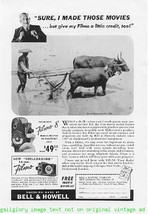 1940 Bell &amp; Howell Filmo 8 Camera Vintage Print Ad - £1.95 GBP