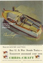 1944 Chris - Craft Express Cruiser  Vintage Print Ad - $2.50