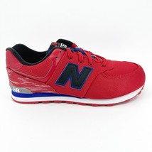 New Balance 574 Classics Red Black Blue Kids Running Sneakers KL574WSG - £39.50 GBP