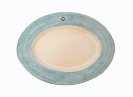 DATERRA Hand Painted Platter DTC083 Light Blue  41CM X 31CM - £63.86 GBP