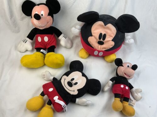 Lot Of 4 Disney Mickey Mouse Plush Sega Disneyland - $23.75