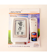 AcuRite Digital Weather Thermometer Station Wireless Outdoor Indoor Temp... - $23.70