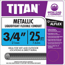 Woods 55082721 Titan2 UL Liquidtight Flexible Metallic Conduit for Hazar... - $119.86 CAD