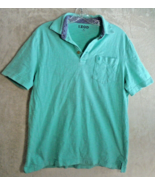 IZOD Men&#39;s Polo Golf Polo Shirt Size Medium Turquoise Green Short Sleeve... - £5.16 GBP