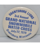 1979 Grand National Snowmobile Water-Cross GRANTSBURG Wisconsin Pinback ... - €25,30 EUR