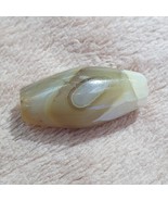 Ancienne perle d&#39;agate oeil yéménite du Moyen-Orient AMD-16 - €52,65 EUR
