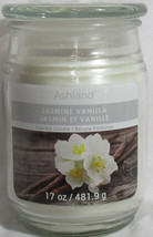 Ashland Scented Candle NEW 17 oz Large Jar Single Wick Spring JASMINE VA... - $19.60