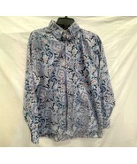 George Straight Wrangler Western Collection Paisley Shirt Large - $20.56 CAD